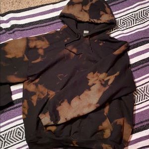 Homemade bleach dye sweatshirt